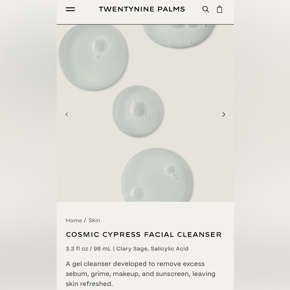 🌻NEW TWENTYNINE PALMS Cosmic Cypress Facial Cleanser 3.3 fl oz Jared Leto - Picture 5 of 13